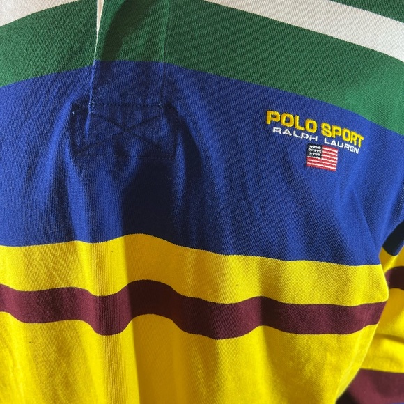 Polo Ralph Lauren Polo Sport Stadium Rugby Colorblock Polo - Picture 3 of 3